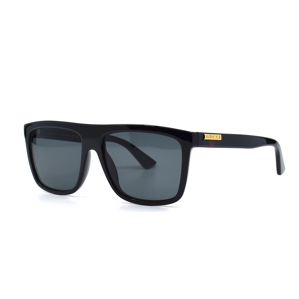Gucci GG0748S Black Grey Sunglasses | Authentic | New w/ Case | 59-17-145 - Picture 5 of 13